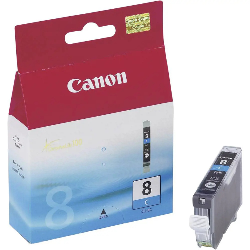 Canon - cartridge CLI-8, cyan (modrá) pro inkoustové tiskárny