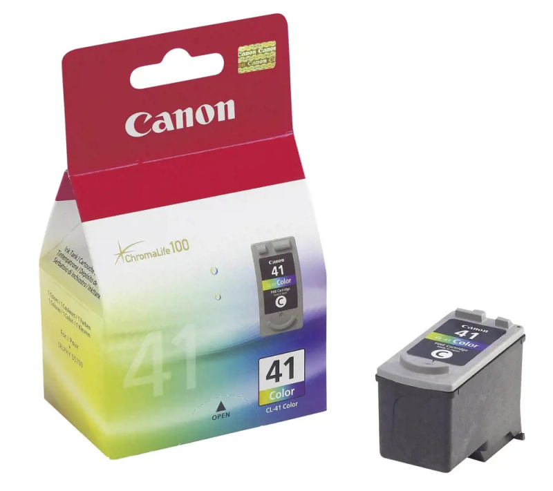 Kazeta inkoustová + tisková hlava Canon CL-41, tříbarevná