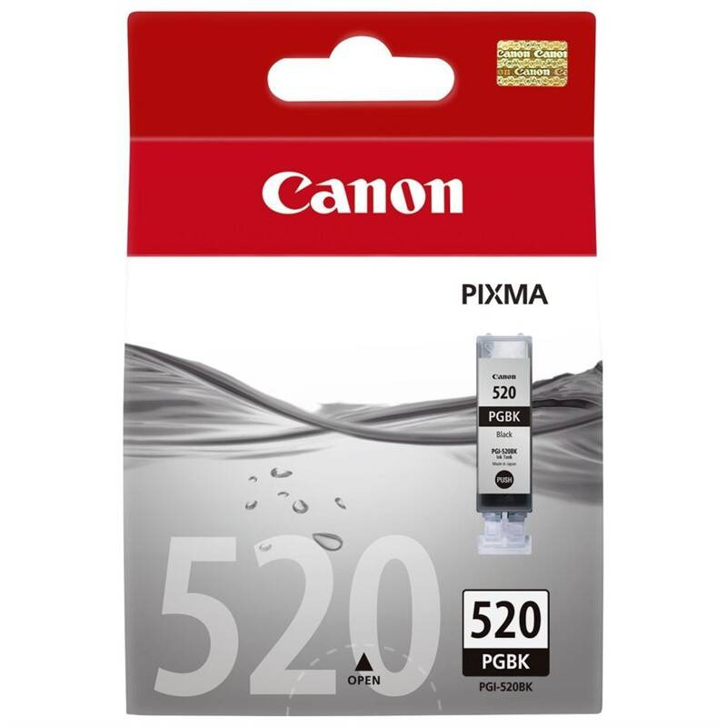 Inkoustová náplň Canon PGI-520BK / 320 stran / černá Varianta: ivi1