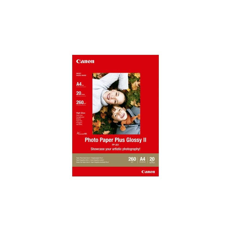 Canon PP-201, A4 fotopapír lesklý, 20ks, 275g/m