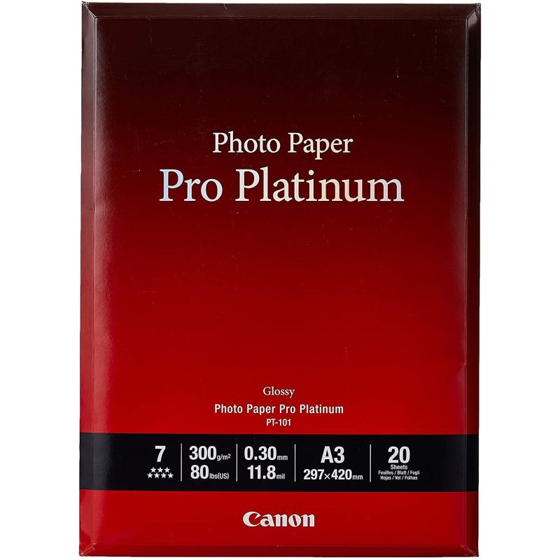 Canon PT-101, A3 fotopapír lesklý, 20ks, 300g/m