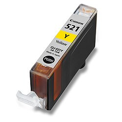 Canon - cartridge CLI-521, yellow (žlutá) pro inkoustové tiskárny