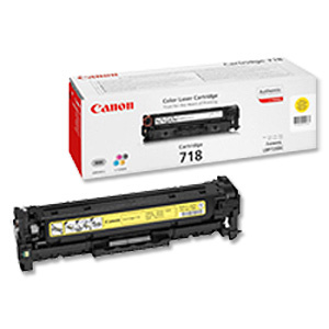 Kazeta tonerová Canon CRG-718, žlutá