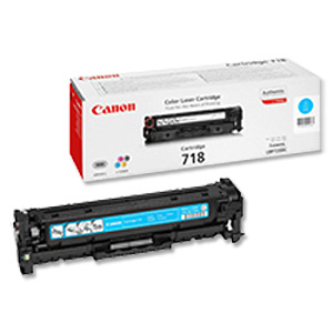 Kazeta tonerová Canon CRG-718, azurová