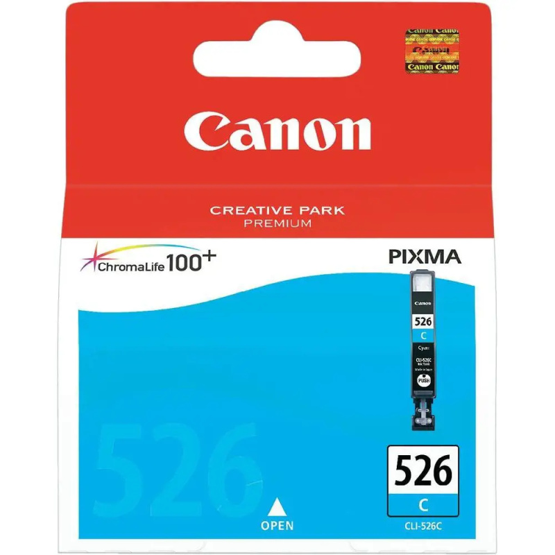 Kazeta inkoustová Canon CLI-526C, azurová