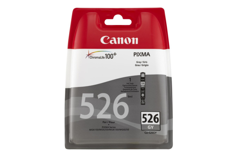 Kazeta inkoustová Canon CLI-526GY, šedá