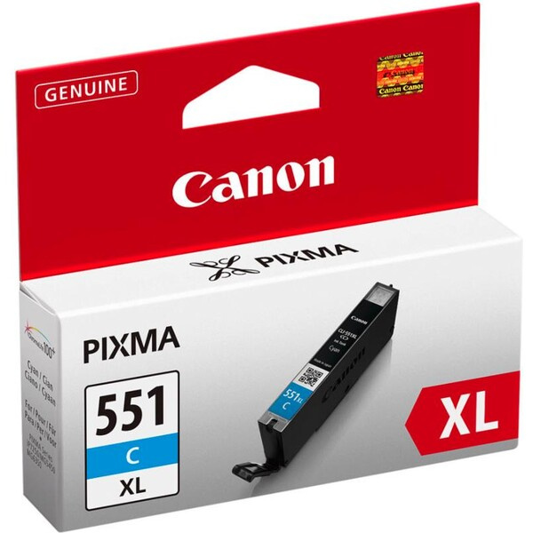 Cartridge Canon CLI-551C XL - azurový