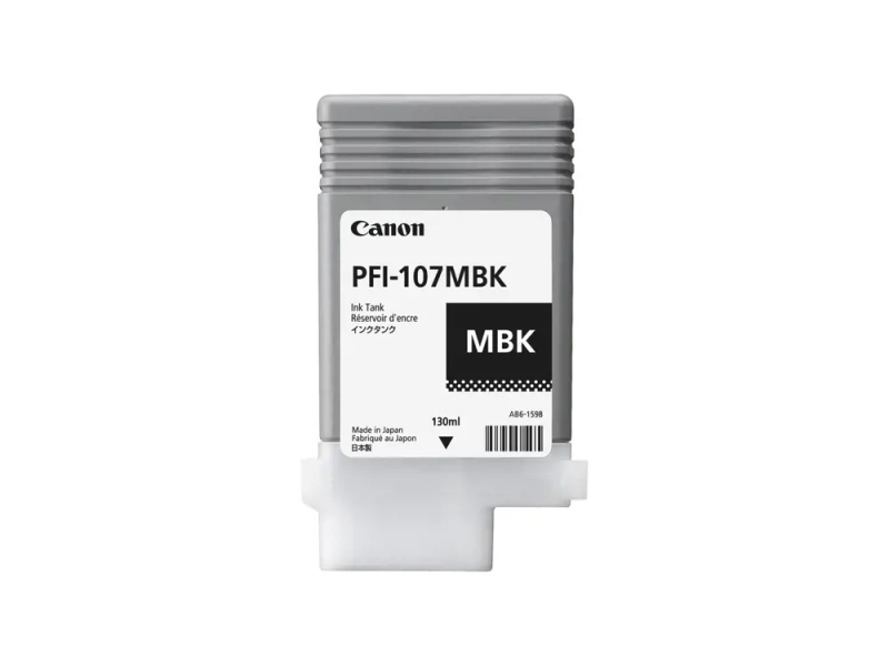 Cartridge Canon PFI-107MBK, matný černá