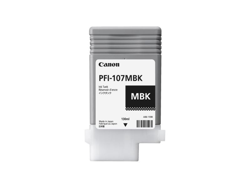 Cartridge Canon PFI-107MBK, matný černá