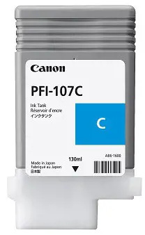 Cartridge Canon PFI-107C, azurová