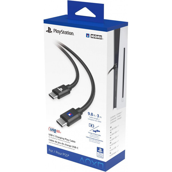 HORI PS5 DualSense USB-C Charging Cable Černá