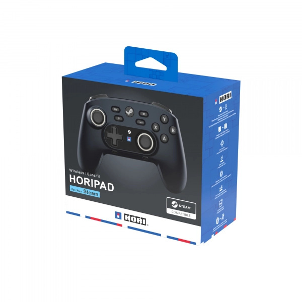 Gamepad HORI HoriPad Pro for Steam - Midnight Black (HRPC0500) černý Černá