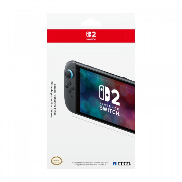 Hori Screen Protective Filter - Nintendo Switch 2 4961818041349 Čirá
