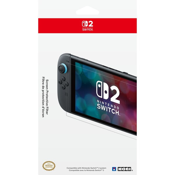 Hori Screen Protective Filter - Nintendo Switch 2 4961818041349 Čirá