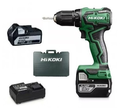 Aku vrtačka - šroubovák, 55 Nm, 18 V, vč. aku (2× 1,5 Ah), v kufru - HiKOKI DS18DDWCZ