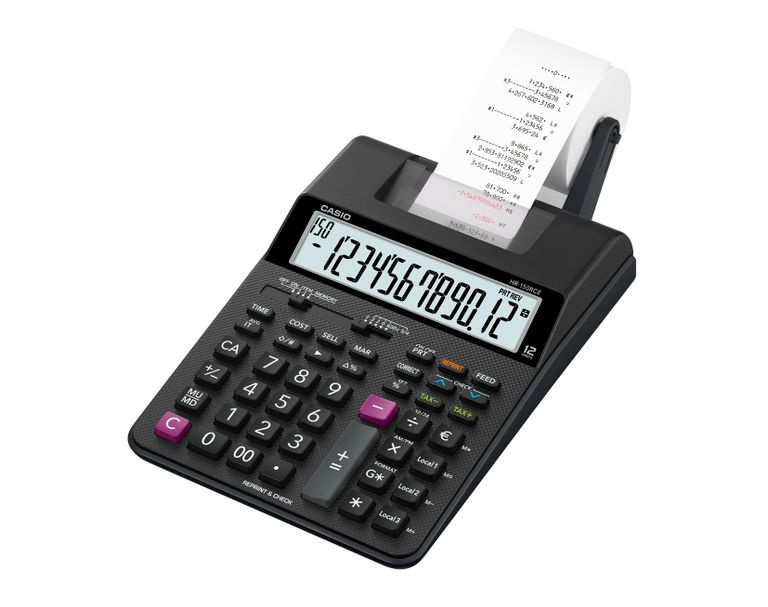 Kalkulačka s tiskem Casio HR 150-RCE