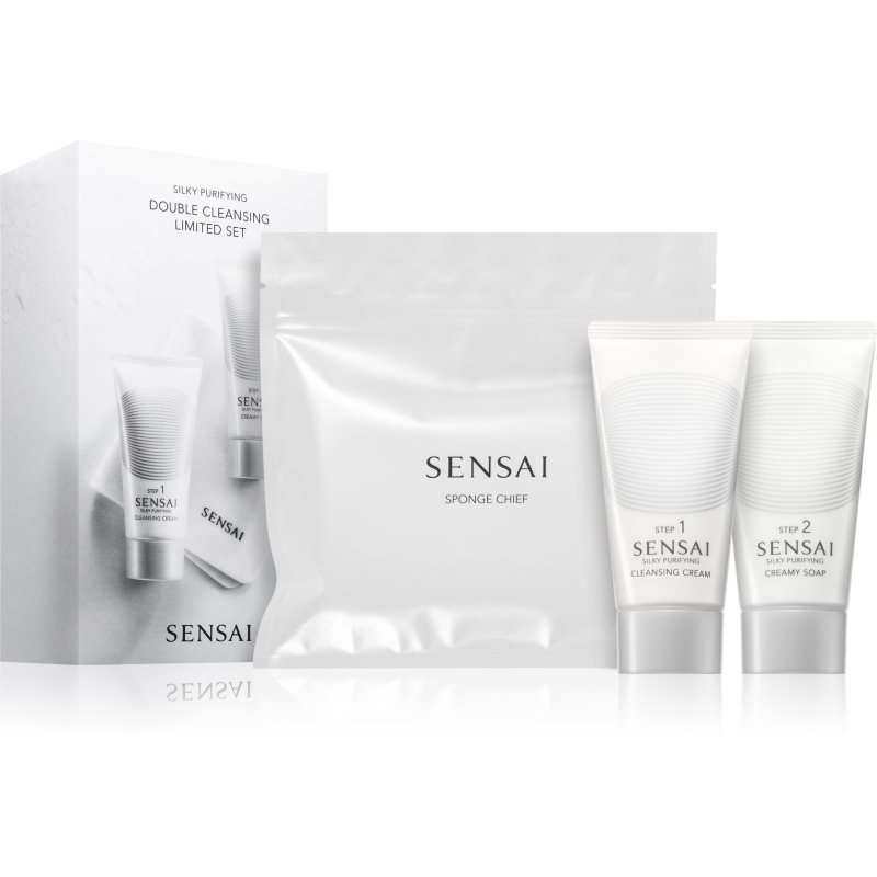 Sensai Silky Purifying Double Cleansing Set sada pro péči o pleť pro hloubkové čištění