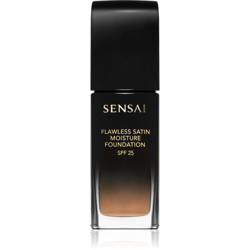 Sensai Flawless Satin Moisture Foundation tekutý make-up SPF 25 odstín 206 Brown Beige 30 ml