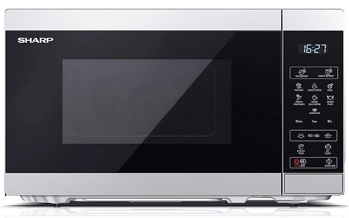 Mikrovlnná trouba Sharp YC-MS02U-S / 800 W / 20 l / stříbrná Varianta: ivi5