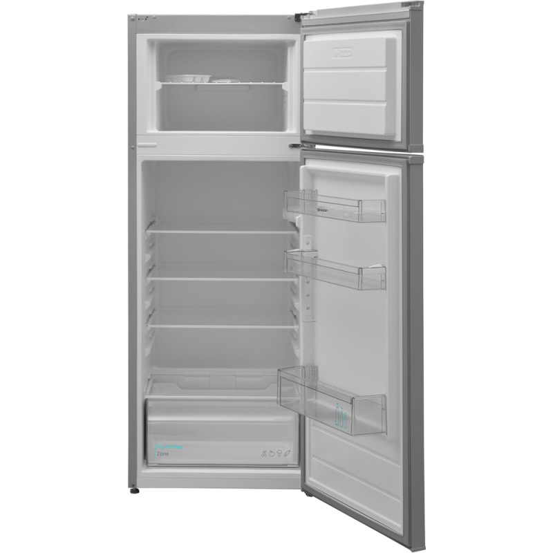 Kombinovaná chladnička SHARP SJ TB01ITXLE / 171/42 l / 42 dB / stříbrná Varianta: ivi1