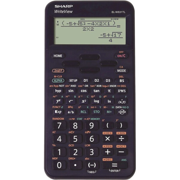 Vědecká kalkulačka Sharp EL-W531TL - 16 míst, modrá