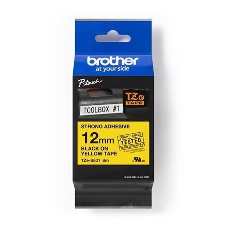 TN Páska Brother TZE-631, 12 mm, černé