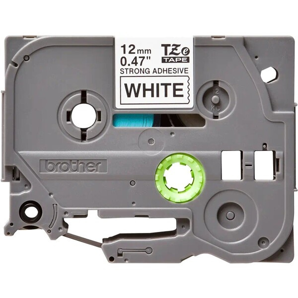 Brother TZE-S231 - náhradní páska - extra silná, 12 mm x 8 m, černo-bílá