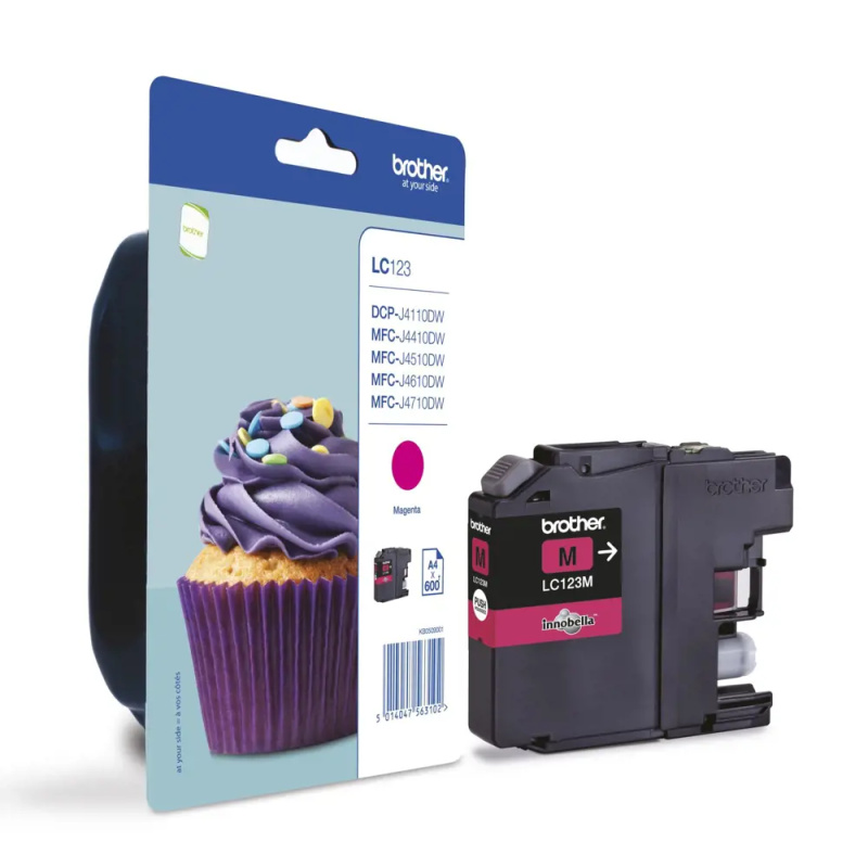Brother LC123M purpurová