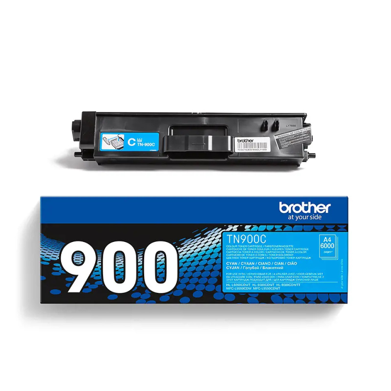Brother TN900C Azurová