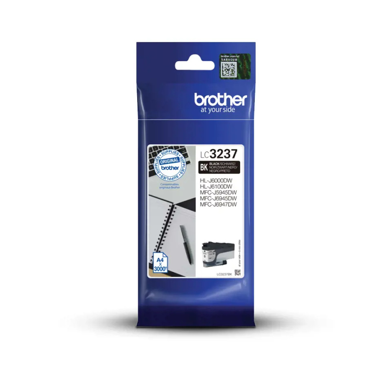 Brother LC3237BK černá