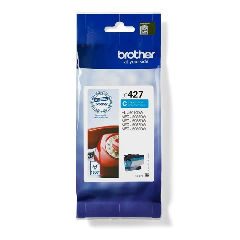 Inkoust Brother LC-427C - azurový