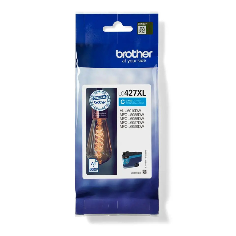 Inkoust Brother LC-427XLC - azurový