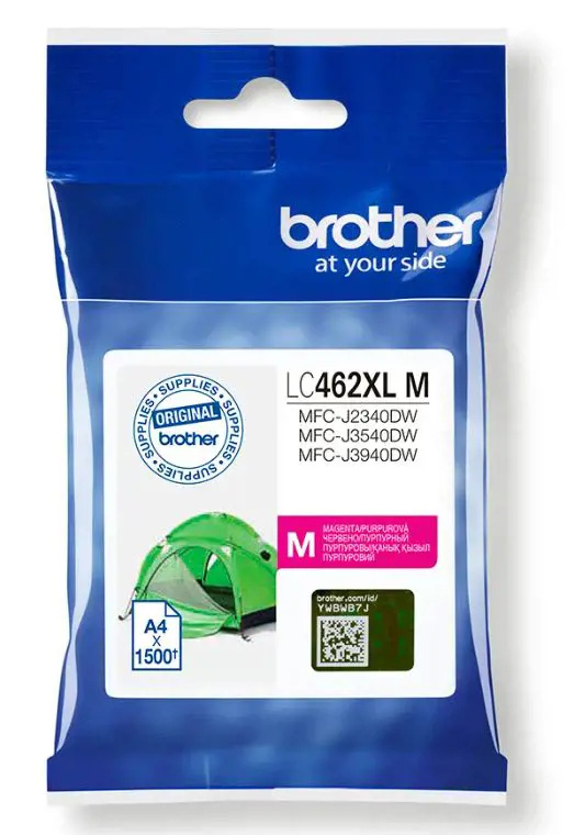 Inkoust Brother LC-462XLM - purpurový