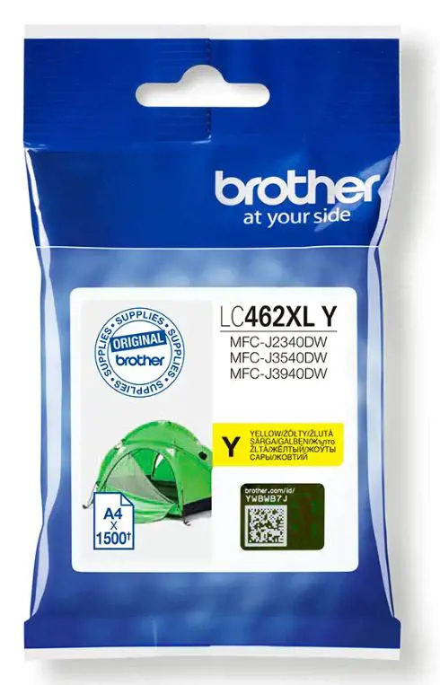 Inkoust Brother LC-462XLY - žlutý