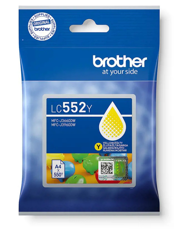 Brother LC-552Y - inkoust žlutý