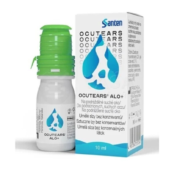 Santen OCUTEARS ALO+ oční roztok bez konzervačních látek 10 ml