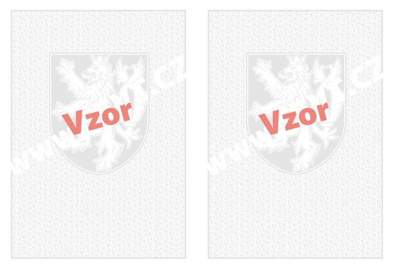 Bianco malý státní znak + lipové listy, s vodoznakem, oboustranné