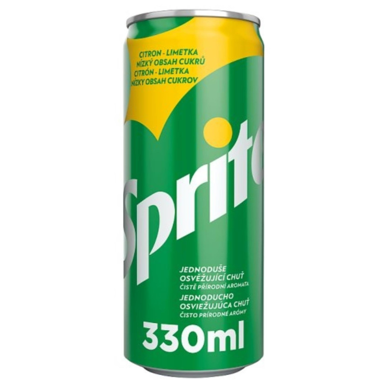 Sprite - plech, 24x 0,33 l
