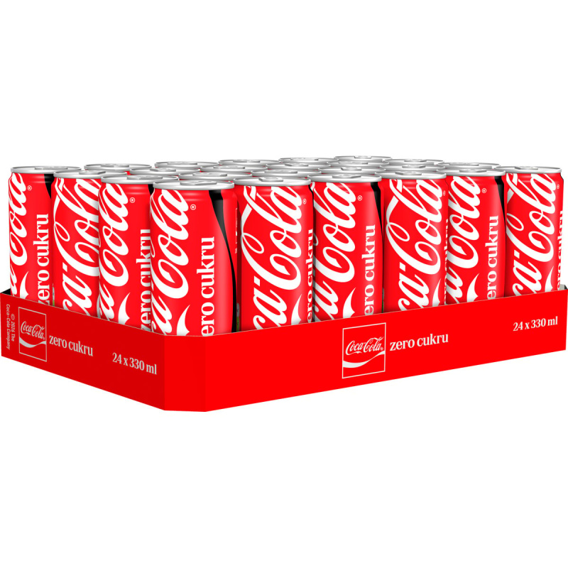 Coca-Cola Zero plech (24×0,33 l)