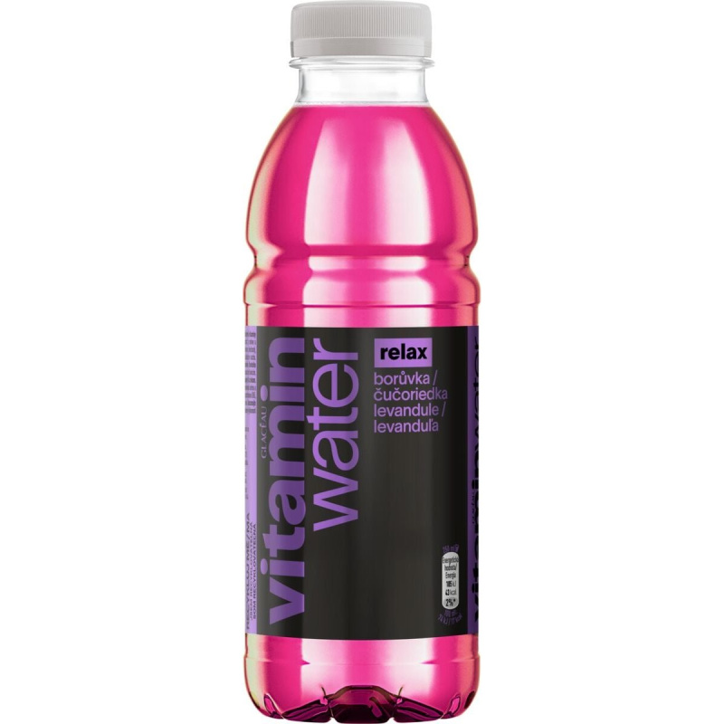 Vitaminwater Relax borůvka a levandule