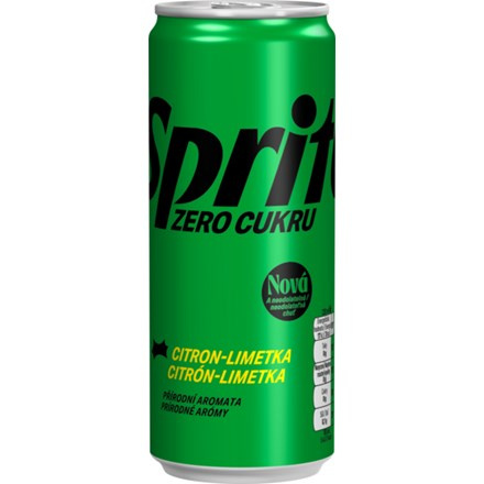 Sprite - Zero, plech, 24x 0,33 l