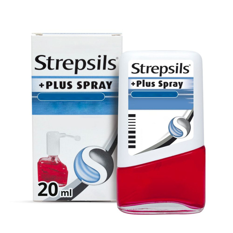 STREPSILS PLUS SPRAY Orální sprej, roztok 1X20ML