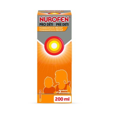 NUROFEN PRO DĚTI 20MG/ML Perorální suspenze 200ML
