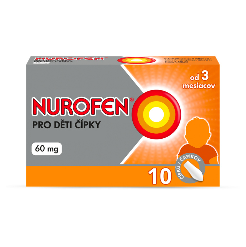 NUROFEN PRO DĚTI 60MG čípek 10