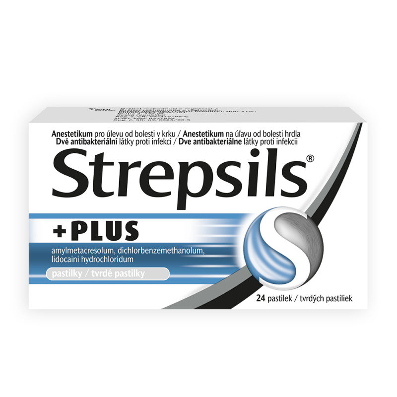 STREPSILS PLUS 0,6MG/1,2MG/10MG pastilka 24