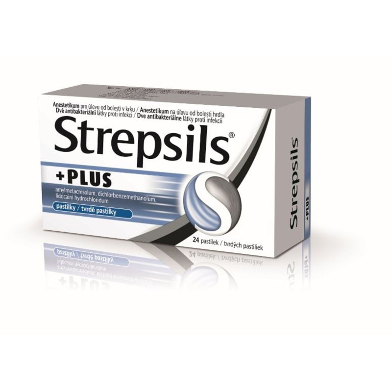 STREPSILS PLUS 0,6MG/1,2MG/10MG pastilka 24