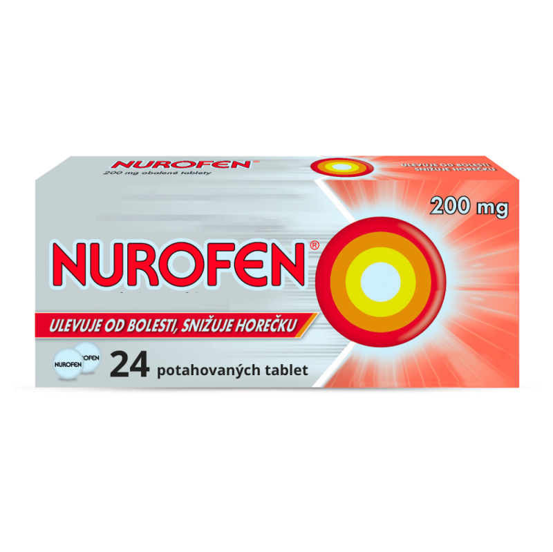 NUROFEN 200MG Obalená tableta 24