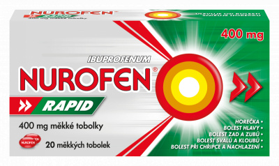NUROFEN Rapid 400 mg 20 měkkých tobolek