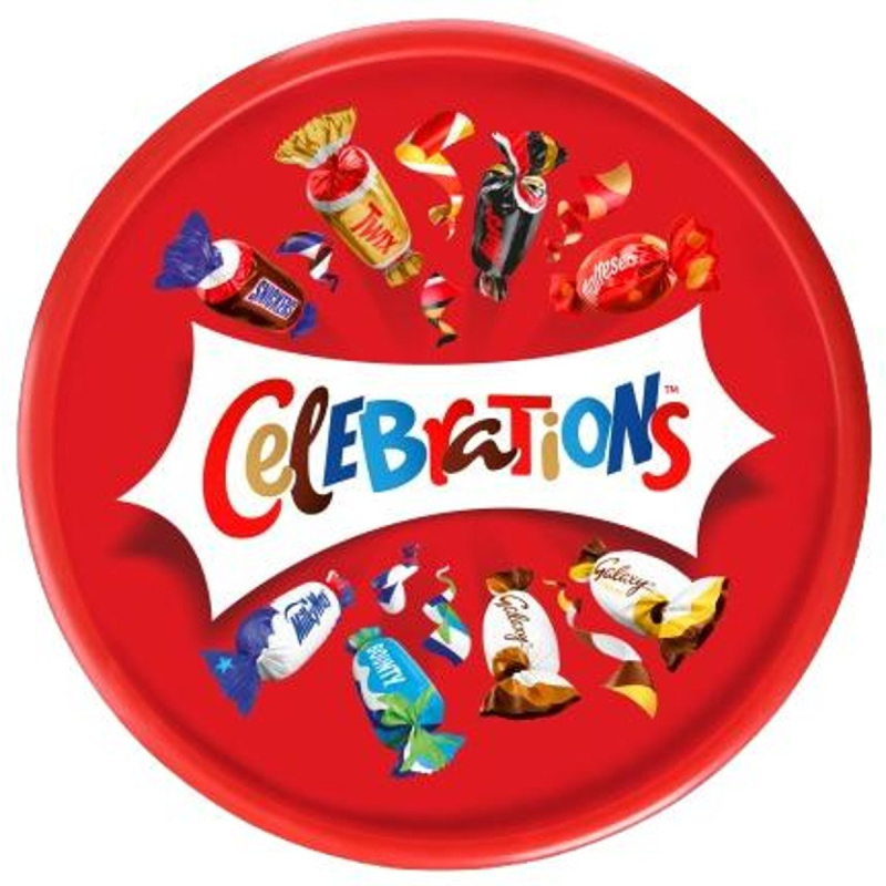 Celebrations Kolekce čokoládových cukrovinek v dóze