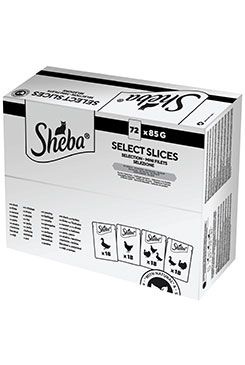 Sheba Kapsičky drůbeží výběr ve šťávě pro dospělé kočky 72×85 g